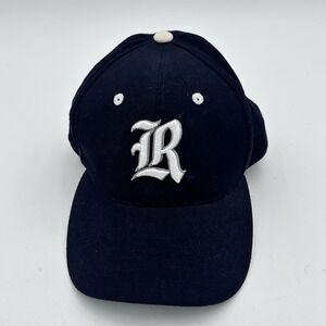 Vintage Top of the World Rice University Owls 7 1/4 Wool Fitted Hat Navy NCAA‎